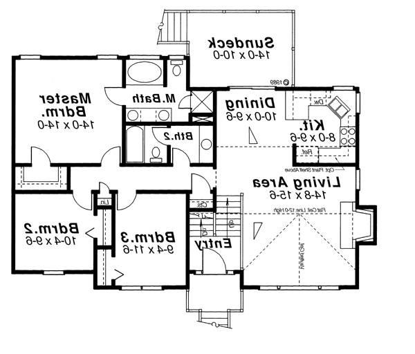 Floor Plan image of WOODBRIDGE House Plan